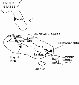 Map of Cuba